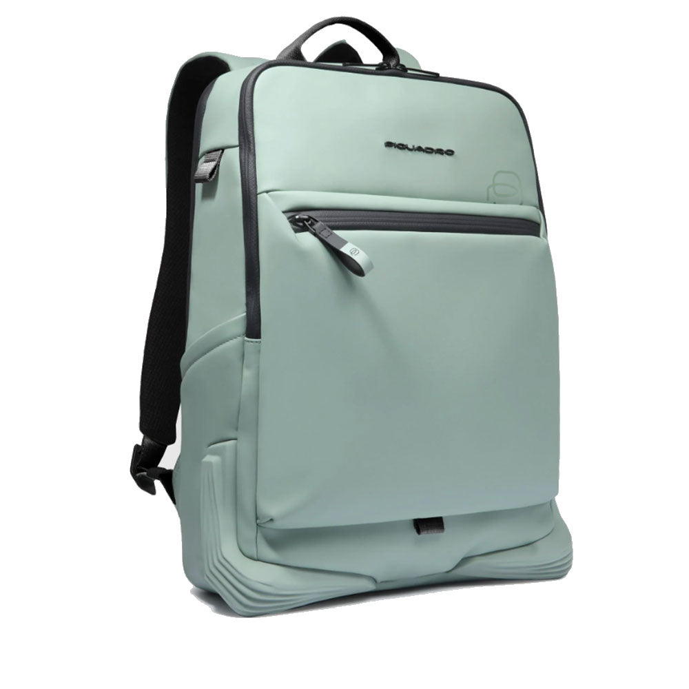 PIQUADRO Corner 2.0-Linie – CA6464C2OW
Rucksack mit 14-Zoll-Laptopfach aus aquagrünem Stoff, 