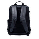 PIQUADRO Rucksack mit 15,6-Zoll-Laptophalter aus blauem Stoff Corner 2.0 Line – CA6465C2OW