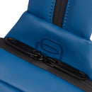 Herren-Umhängetasche PIQUADRO aus gummiertem Stoff in Blaugrau Modell Corner 2.0 - CA6466C2OW