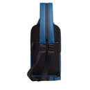 Herren-Umhängetasche PIQUADRO aus gummiertem Stoff in Blaugrau Modell Corner 2.0 - CA6466C2OW