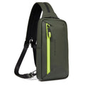 Monospalla Uomo in Tessuto Gommato PIQUADRO Colore Verde Linea Corner 2.0 - CA6466C2OW