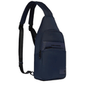 Monospalla Porta iPad mini PIQUADRO in Tessuto e Pelle Blu linea Wollem - CA6540W129