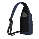 Monospalla Porta iPad mini PIQUADRO in Tessuto e Pelle Blu linea Wollem - CA6540W129