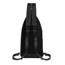 Monospalla Porta iPad mini PIQUADRO in Tessuto e Pelle Colore Nero linea Wollem - CA6540W129