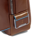 Borsello Uomo Orizzontale PIQUADRO linea Blue Square in Pelle Marrone - CA6588B2
