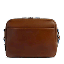 Borsello Uomo Orizzontale PIQUADRO linea Blue Square in Pelle Marrone - CA6588B2