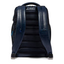 PIQUADRO 14" Laptop-Rucksack aus blauem Leder Blue Square Line - CA6591B2