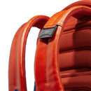 PIQUADRO 14" Laptop-Rucksack aus blauem Leder Blue Square Line - CA6591B2