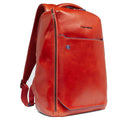 PIQUADRO 14" Laptop-Rucksack aus Leder Blue Square Line - CA6591B2