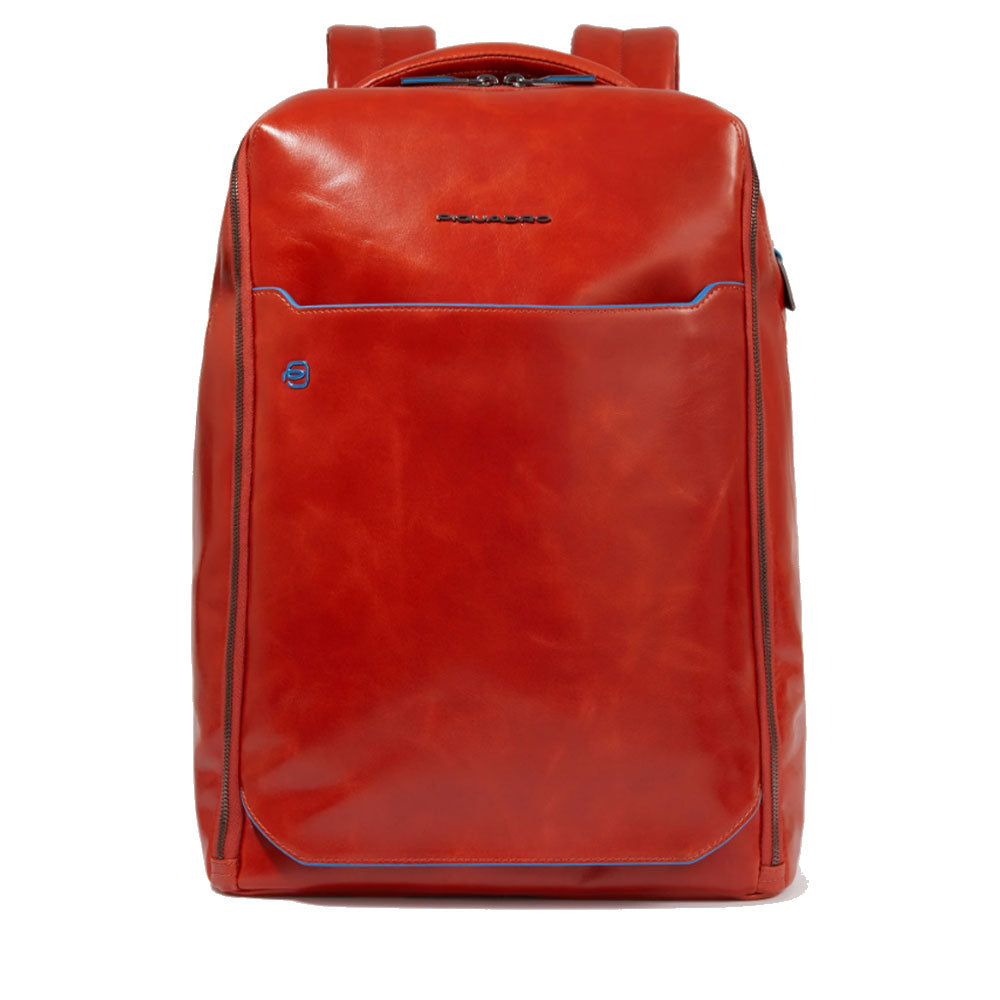 Zaino PIQUADRO porta PC 15,6" in Pelle Cuoio Linea Blue Square - CA6593B2