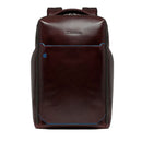 Zaino PIQUADRO porta PC 15,6" in Pelle Mogano Linea Blue Square - CA6593B2