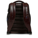 Zaino PIQUADRO porta PC 15,6" in Pelle Mogano Linea Blue Square - CA6593B2