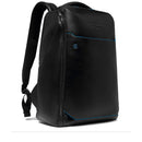 Zaino PIQUADRO porta PC 15,6" in Pelle Nera Linea Blue Square - CA6593B2