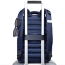 Zaino PIQUADRO con Porta Computer 13" in Tessuto e Pelle Blu Linea Orion - CA6619S136