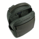 Zaino PIQUADRO con Porta Computer 13" in Tessuto e Pelle Verde Linea Orion - CA6619S136