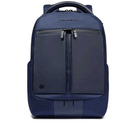 Zaino PIQUADRO con Porta Computer 14" in Tessuto e Pelle Blu Linea Orion - CA6620S136