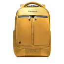 Zaino PIQUADRO con Porta Computer 14" in Tessuto e Pelle Colore Giallo Linea Orion - CA6620S136