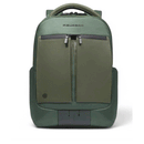 Zaino PIQUADRO con Porta Computer 14" in Tessuto e Pelle Verde Linea Orion - CA6620S136