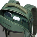 Zaino PIQUADRO con Porta Computer 14" in Tessuto e Pelle Verde Linea Orion - CA6620S136
