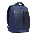 Zaino PIQUADRO con Porta Computer 15,6" in Tessuto e Pelle Blu Linea Orion - CA6621S136