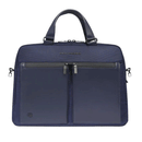 Cartella PIQUADRO Porta Pc 14" Linea Orion in Tessuto e Pelle Blu - CA6623S136