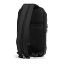 PIQUADRO Orion Line Schwarze Stoff- und Leder-Umhängetasche für iPad Mini - CA6625S136