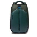 PIQUADRO Grüner Fahrradrucksack aus recyceltem Nylon mit 15,6-Zoll-Laptophalter PQ-Earth Line - CA6630S137