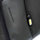 Zaino da Bici PIQUADRO in Nylon Riciclato Nero con Porta Pc 17,3" Linea PQ-Earth - CA6631S137