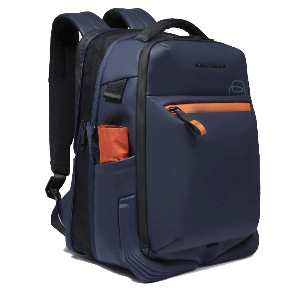 Zaino PIQUADRO da Viaggio con Porta Computer 14" in Tessuto Blu Linea Corner 2.0 - CA6638C2OW