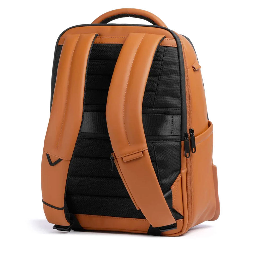Zaino PIQUADRO da Viaggio con Porta Computer 14" in Tessuto Cuoio Linea Corner 2.0 - CA6638C2OW