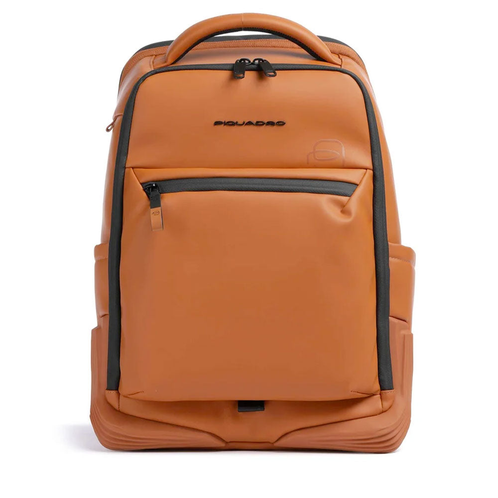 Zaino PIQUADRO da Viaggio con Porta Computer 14" in Tessuto Cuoio Linea Corner 2.0 - CA6638C2OW