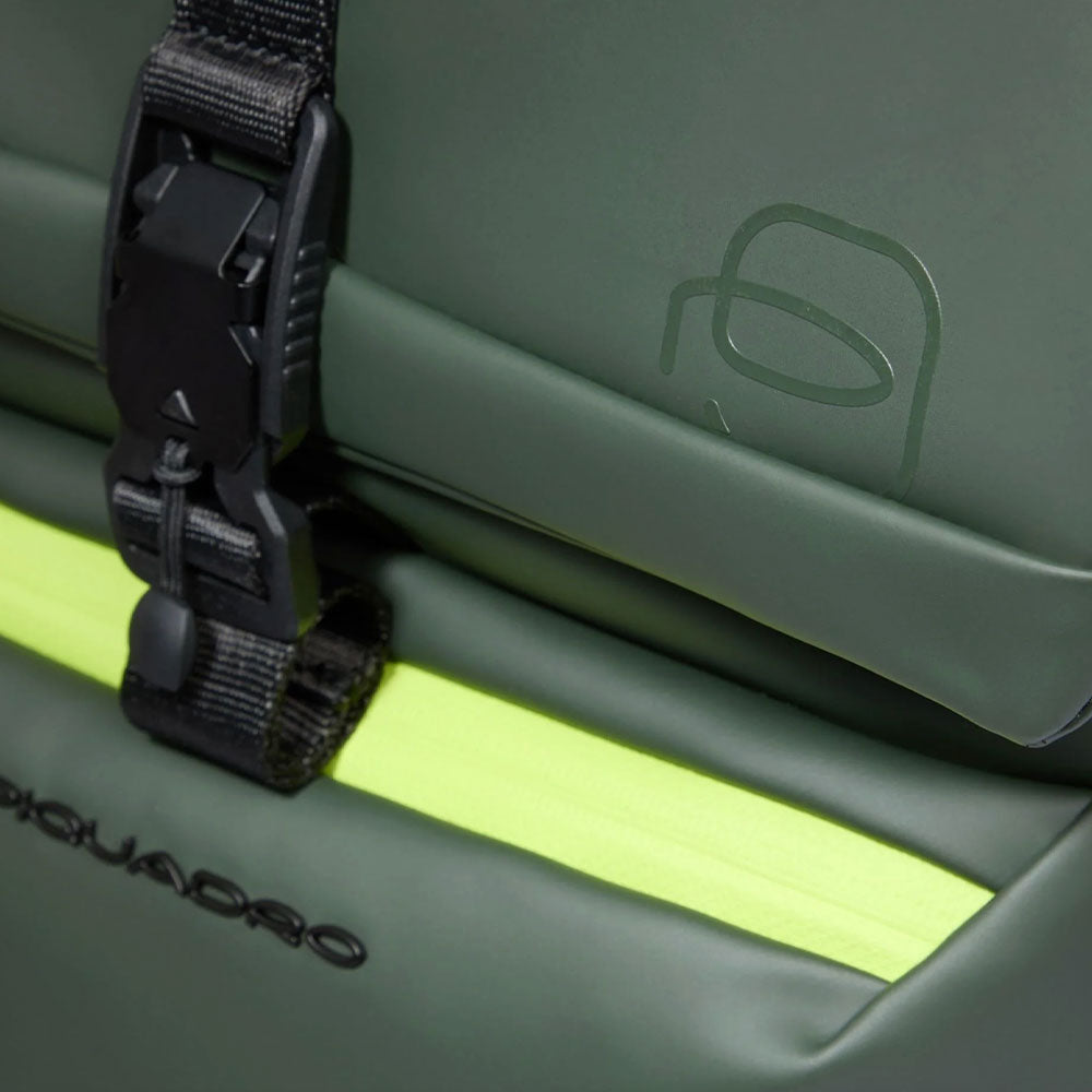 Zaino Uomo PIQUADRO Porta Computer 14" in Tessuto Verde Linea Corner - CA6642C2OW