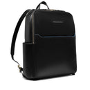 Zaino Donna PIQUADRO Porta Computer 14" in Pelle Nera Linea Blue Square - CA6678B2