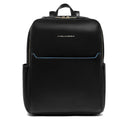 Zaino Donna PIQUADRO Porta Computer 14" in Pelle Nera Linea Blue Square - CA6678B2