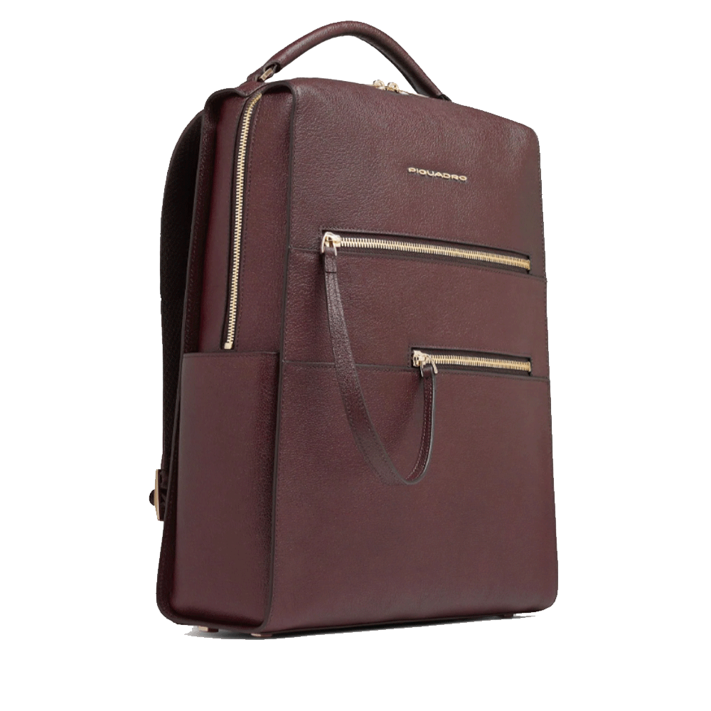 Zaino Donna PIQUADRO Porta Computer 14" in Pelle Bordeaux - CA6772W140