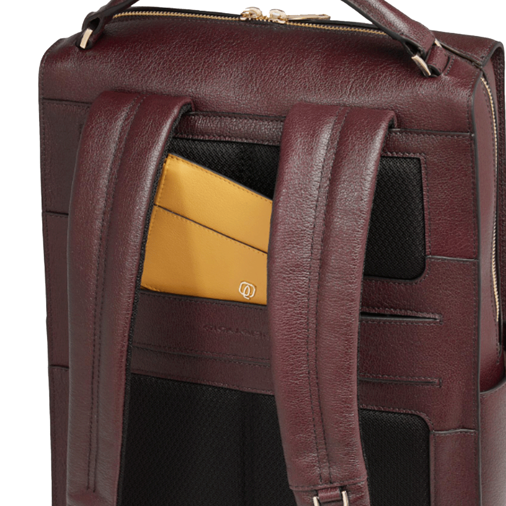 Zaino Donna PIQUADRO Porta Computer 14" in Pelle Bordeaux - CA6772W140