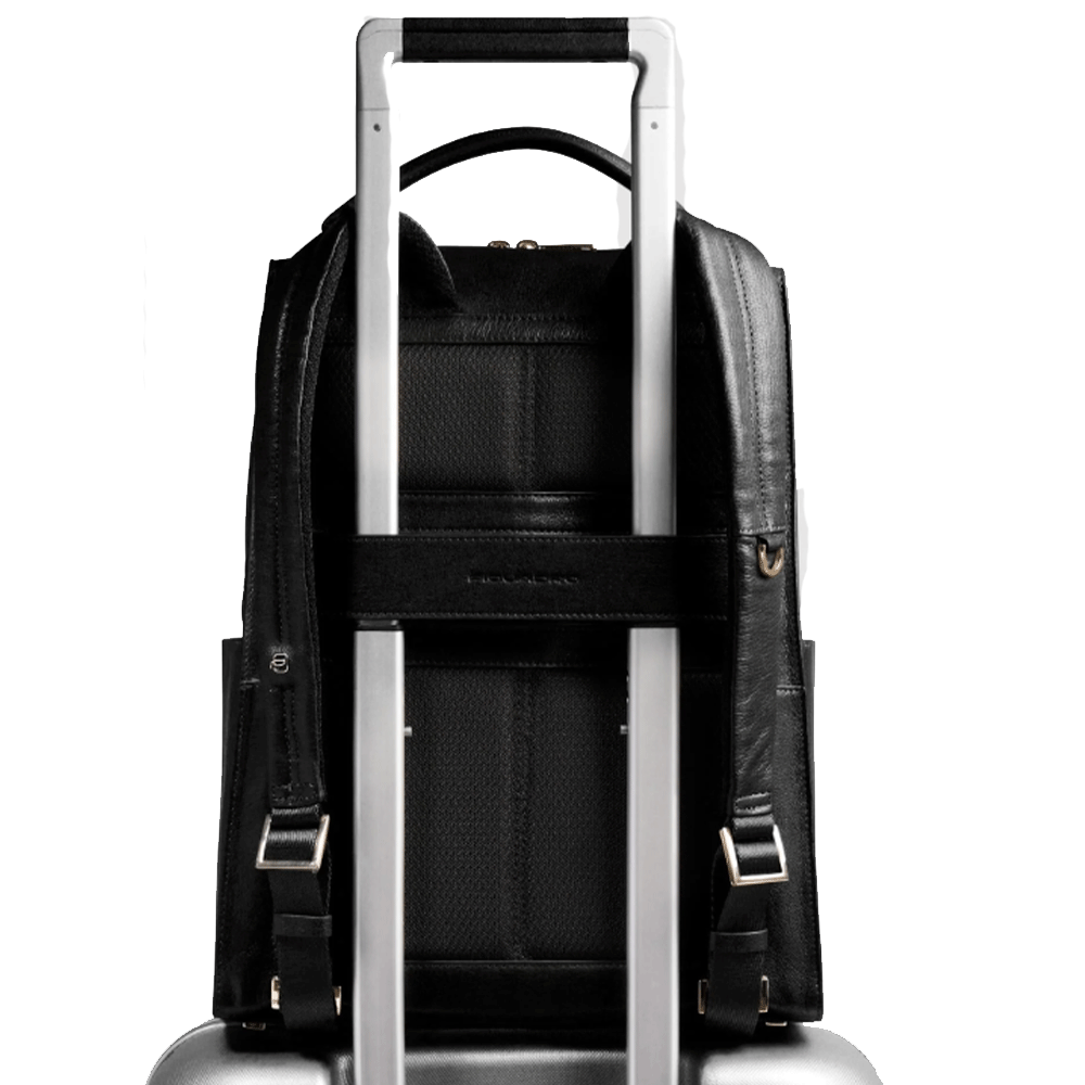 Zaino Donna PIQUADRO Porta Computer 14" in Pelle Nera - CA6772W140