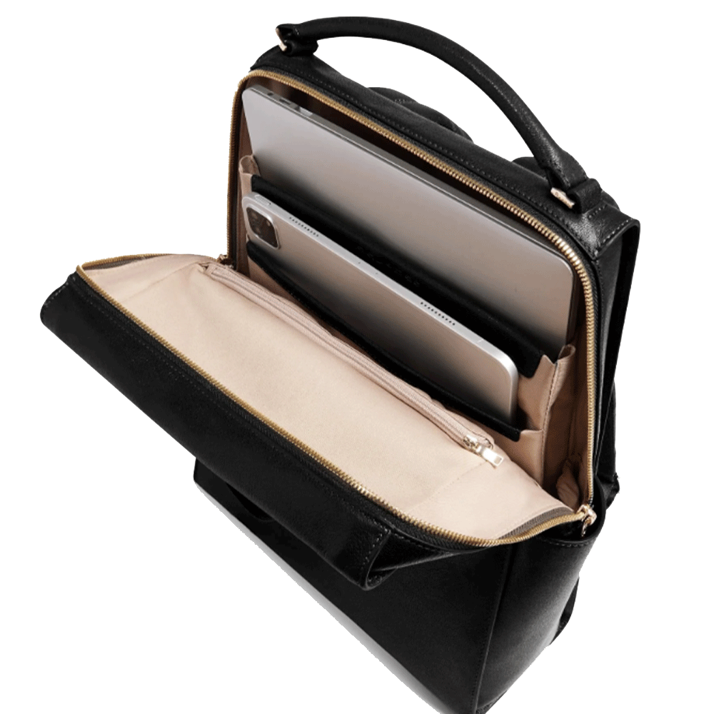 Zaino Donna PIQUADRO Porta Computer 14" in Pelle Nera - CA6772W140