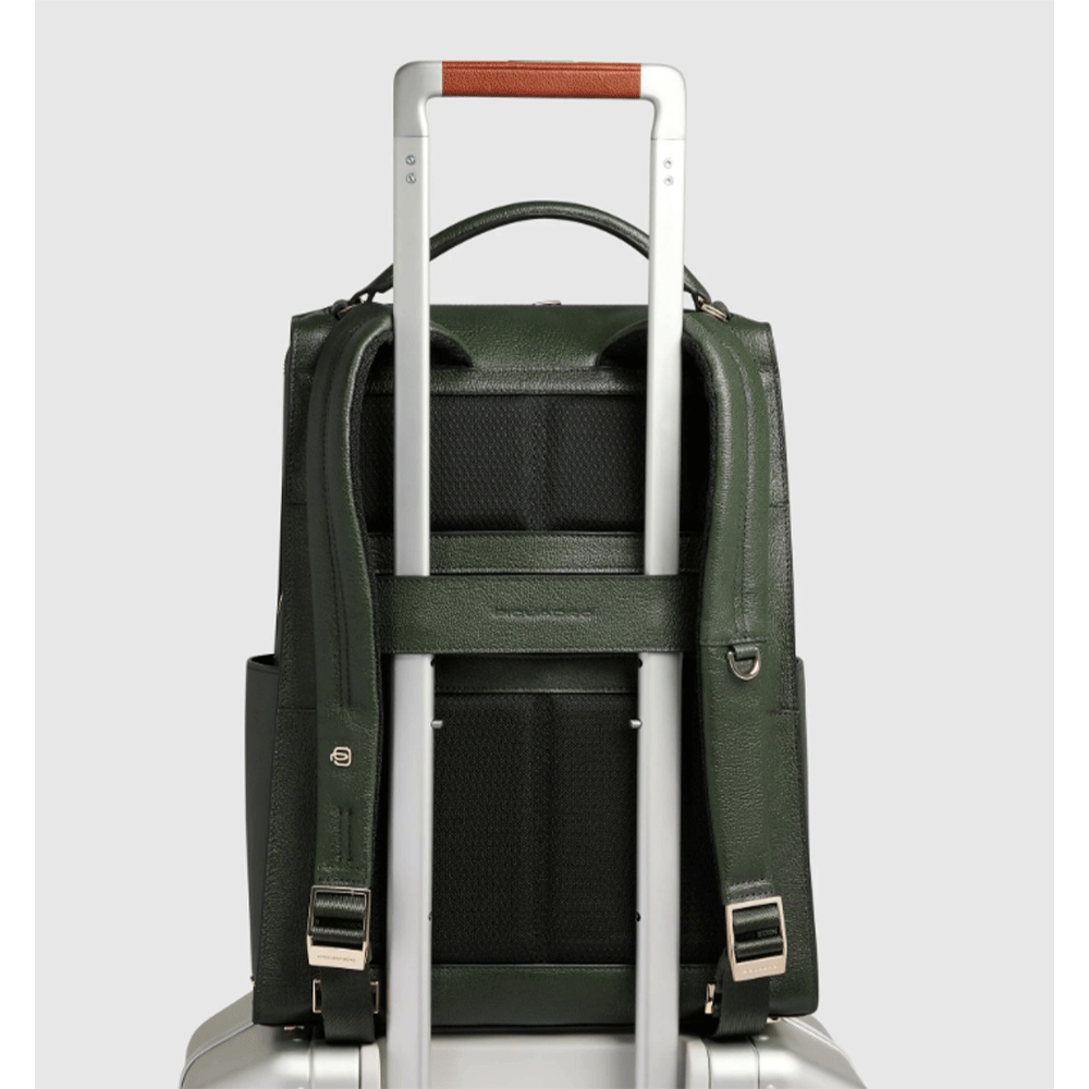 Zaino Donna PIQUADRO Porta Computer 14" in Pelle Verde - CA6772W140