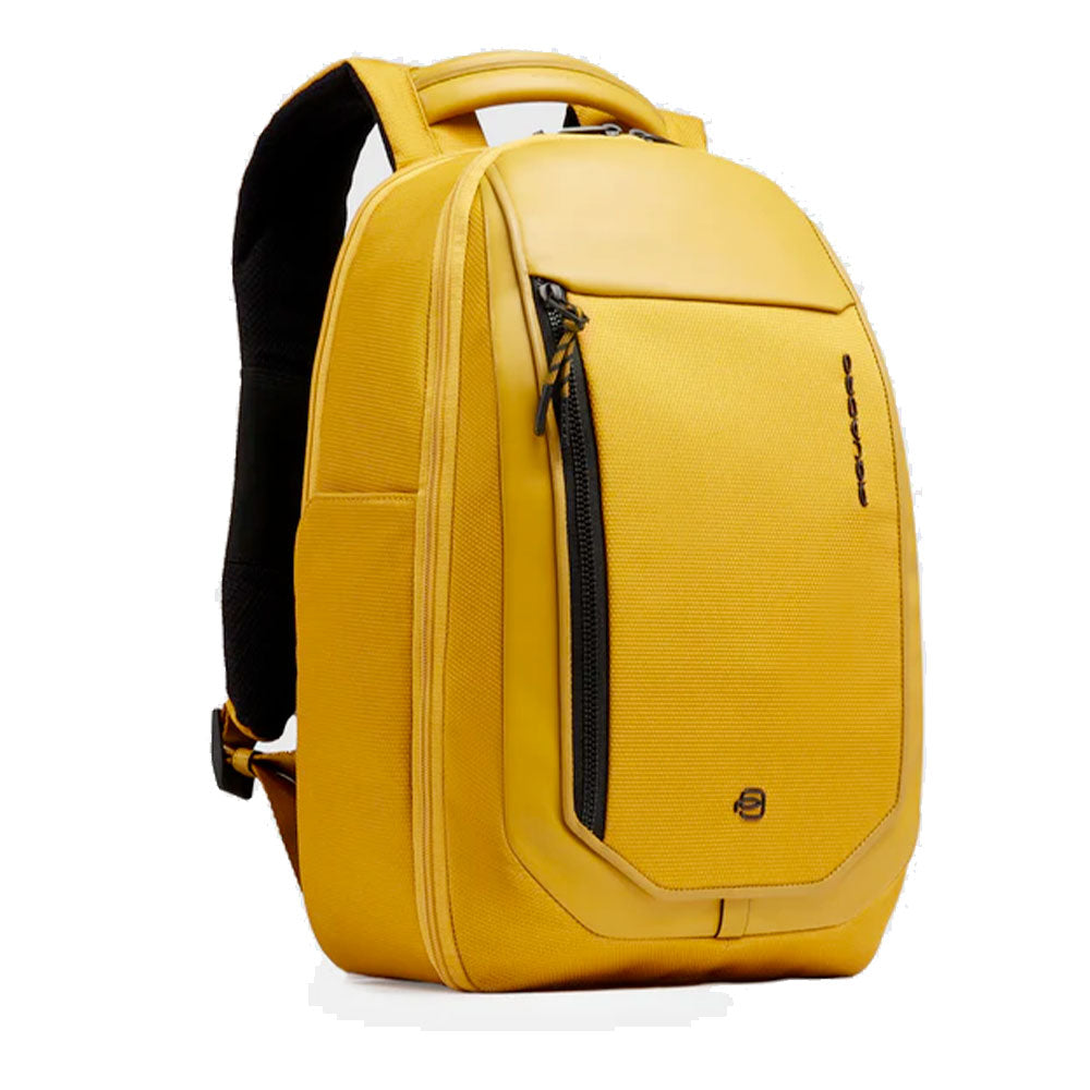 Zaino PIQUADRO Con Porta Pc 14" in Tessuto Giallo Linea Lyss - CA6927S143BM