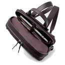 Zaino Donna PIQUADRO Porta PC 15,6" in Pelle e Tessuto Bordeaux Scuro Linea Circle - CA7042W92T
