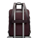 Zaino Donna PIQUADRO Porta PC 15,6" in Pelle e Tessuto Bordeaux Scuro Linea Circle - CA7042W92T
