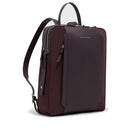 Zaino Donna PIQUADRO Porta PC 15,6" in Pelle e Tessuto Bordeaux Scuro Linea Circle - CA7042W92T