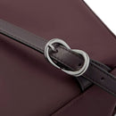 Zaino Donna PIQUADRO Porta PC 15,6" in Pelle e Tessuto Bordeaux Scuro Linea Circle - CA7042W92T