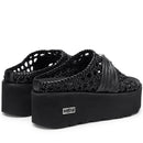 CULT Nancy 3457
Damen Slipper aus gewebtem Leder in Schwarz