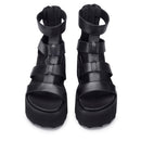 CULT Nancy 3459 Damensandalen aus schwarzem Leder