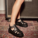 Sandali CULT New Rock 3657 in Pelle Black