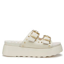 CULT Janis 3863 Damen Leder-Slipper Off White