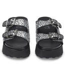 CULT Janis 3865
Damen-Slipper aus schwarzem Leder - Kristall