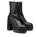 Scarpe Donna CULT Bjork 4103 Mid Stivaletti con Tacco in Pelle Nera